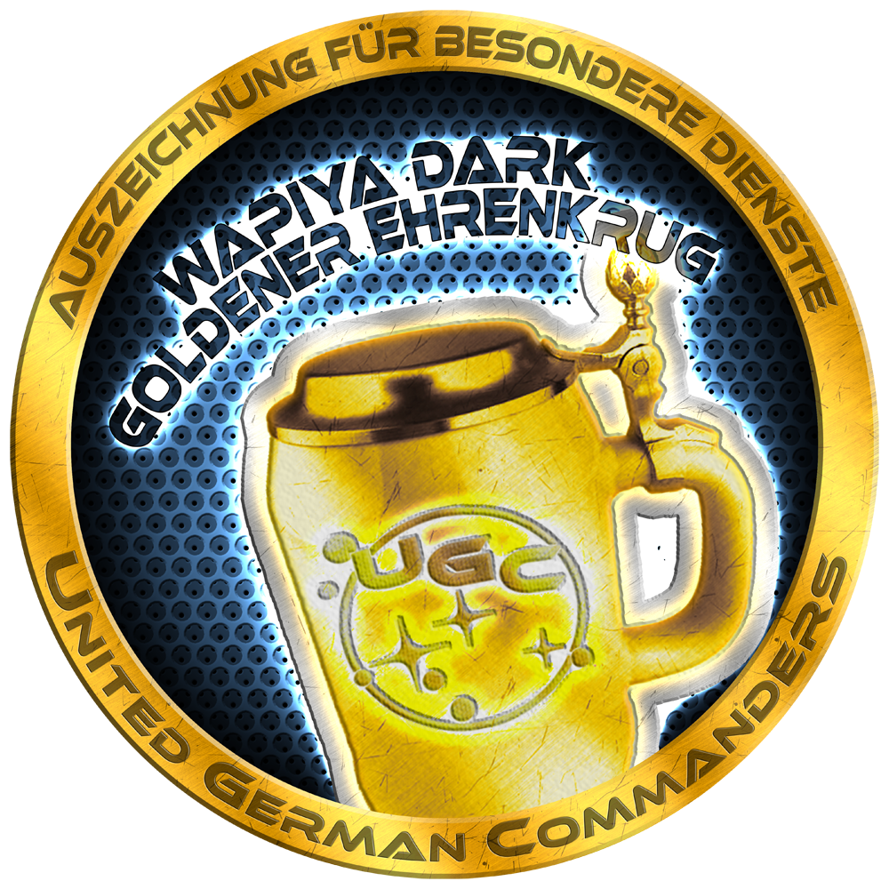 Badges der UGC - Ehrenkrug Gold