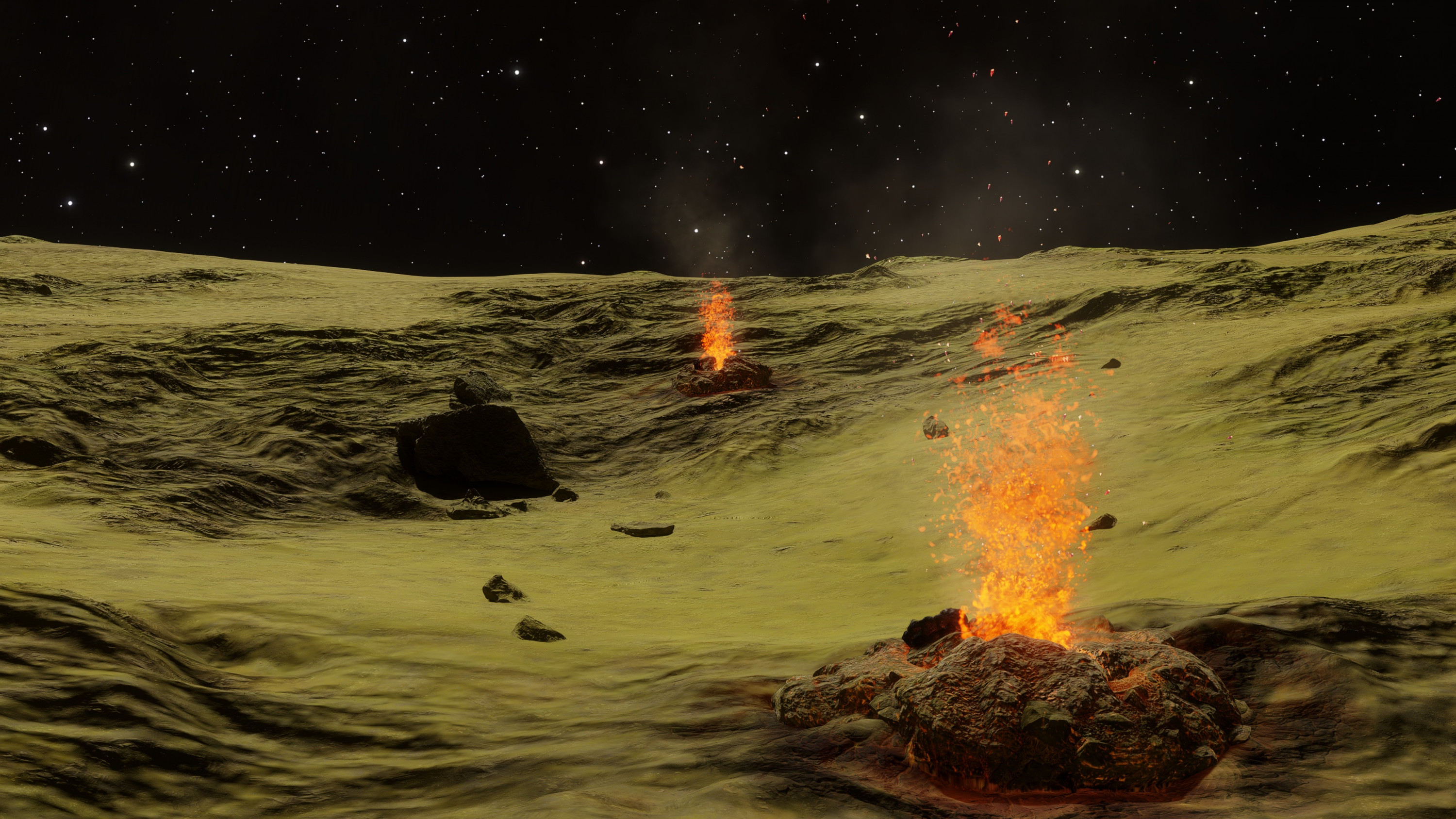 Lava Spouts
