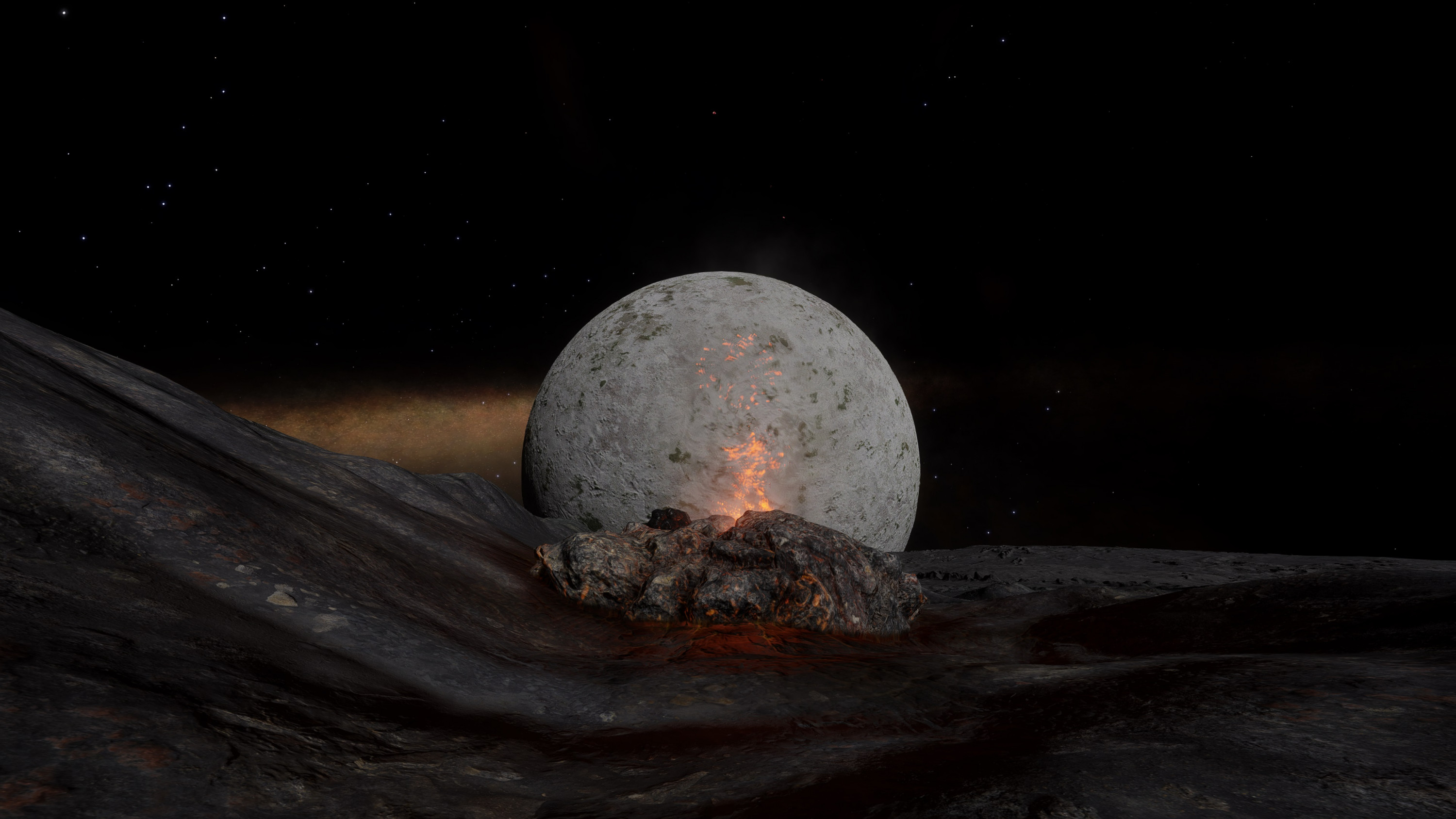 Lava spout