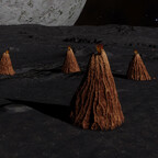 Bark mounds
